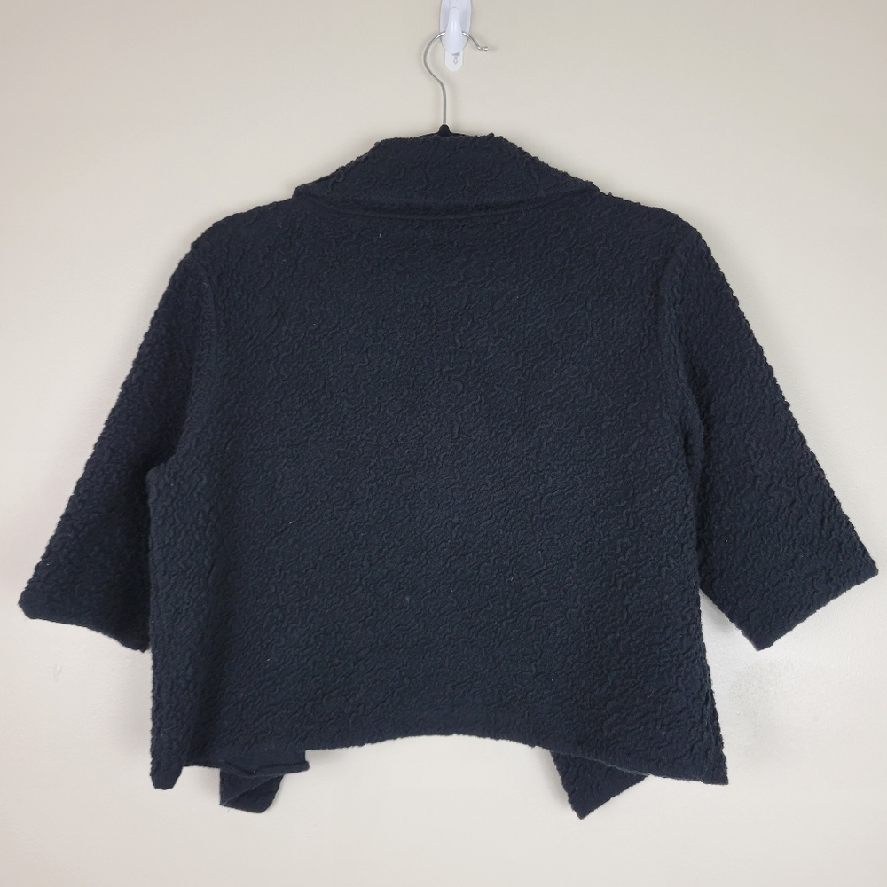 Eileen Fisher Cropped Open Front Blazer - Picture 6 of 8